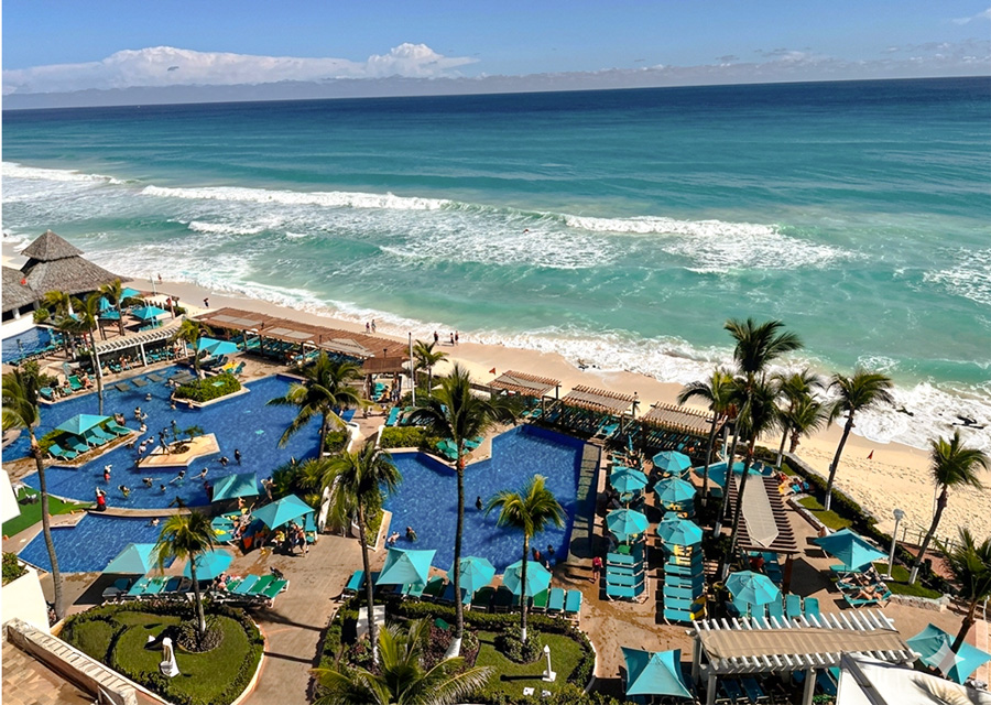 Hotel frente al mar en Cancún