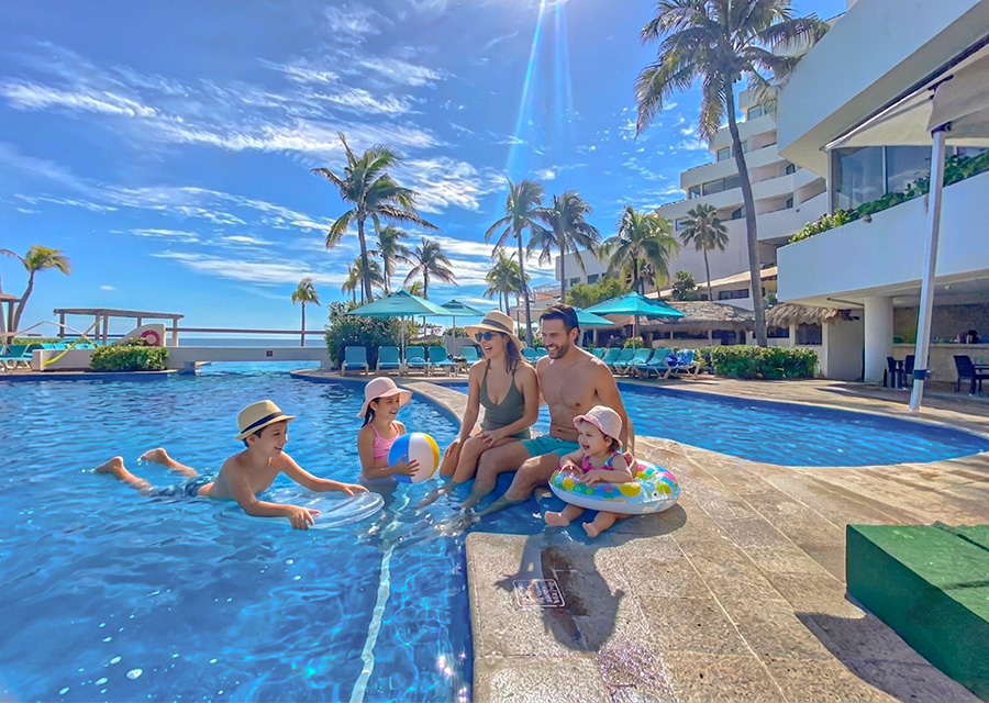 Viaje familiar con distintas edades en Cancún