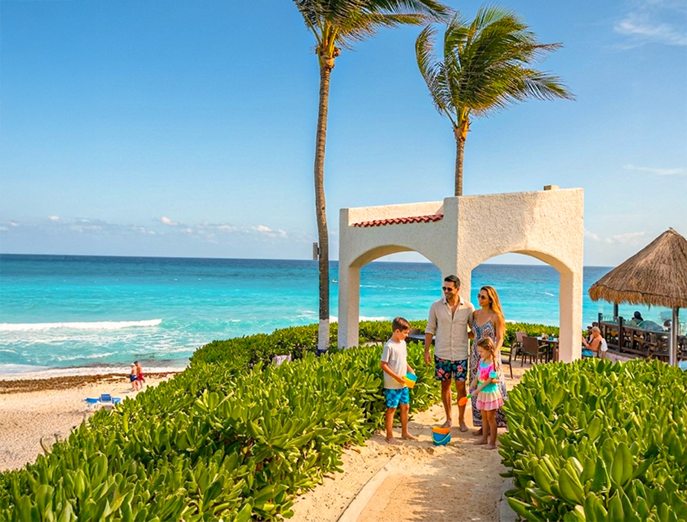 Experiencia familiar frente al mar en Cancún